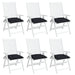 Perne scaun, 6 buc., negru carouri, 50x50x7 cm, textil oxford - WALTI WALTI