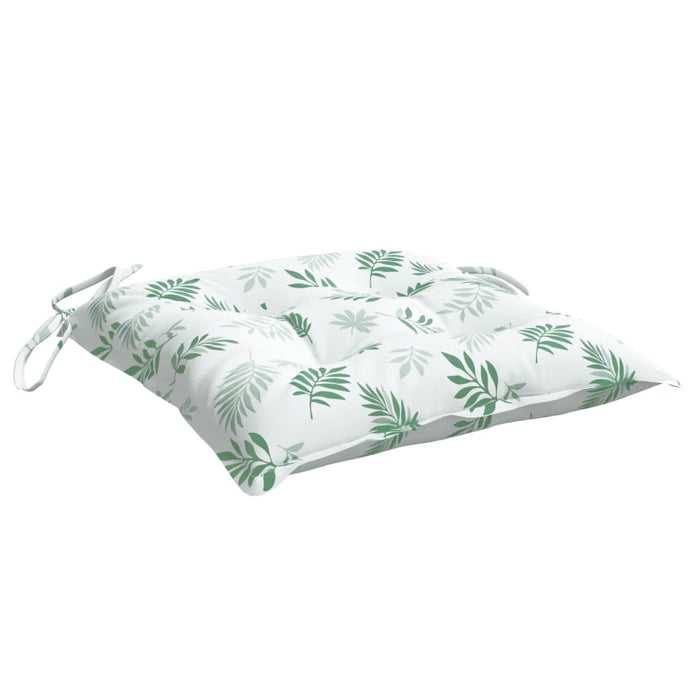 Perne de scaun, 2 buc., model frunze, 50x50x7 cm, textil oxford WALTI