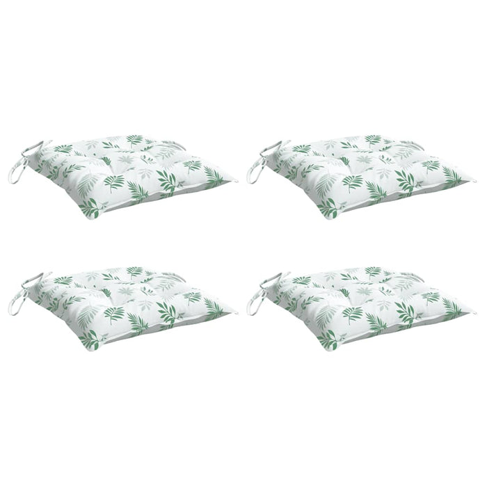 Perne de scaun, 4 buc., model frunze, 50x50x7 cm, textil oxford - WALTI WALTI
