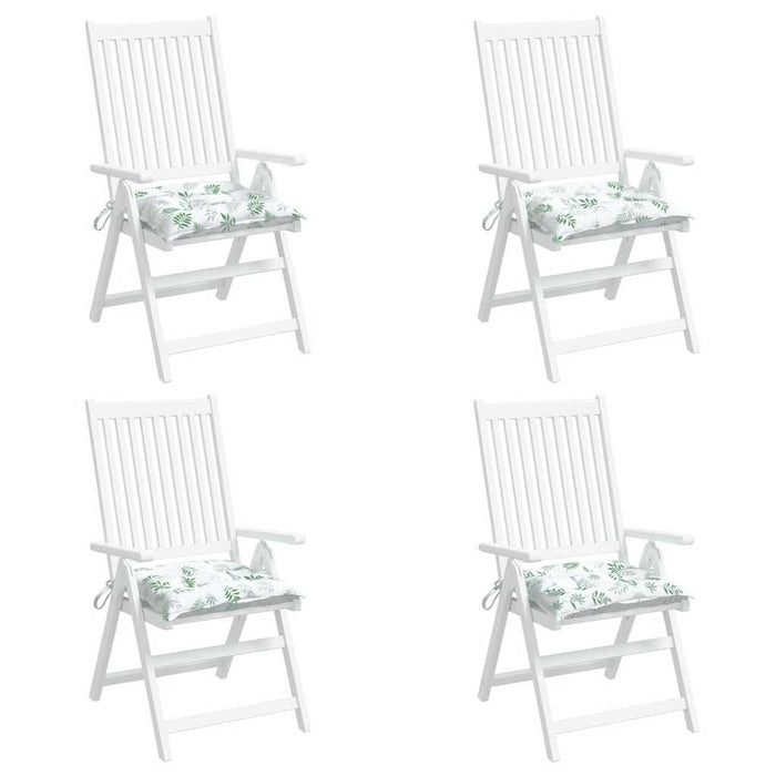 Perne de scaun, 4 buc., model frunze, 50x50x7 cm, textil oxford - WALTI WALTI