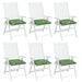 Perne de scaun, 6 buc., 50x50x7 cm, textil, model frunze - WALTI WALTI