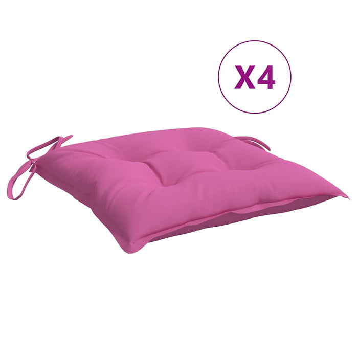 Perne de scaun, 4 buc., roz, 50x50x7 cm, textil oxford - WALTI WALTI