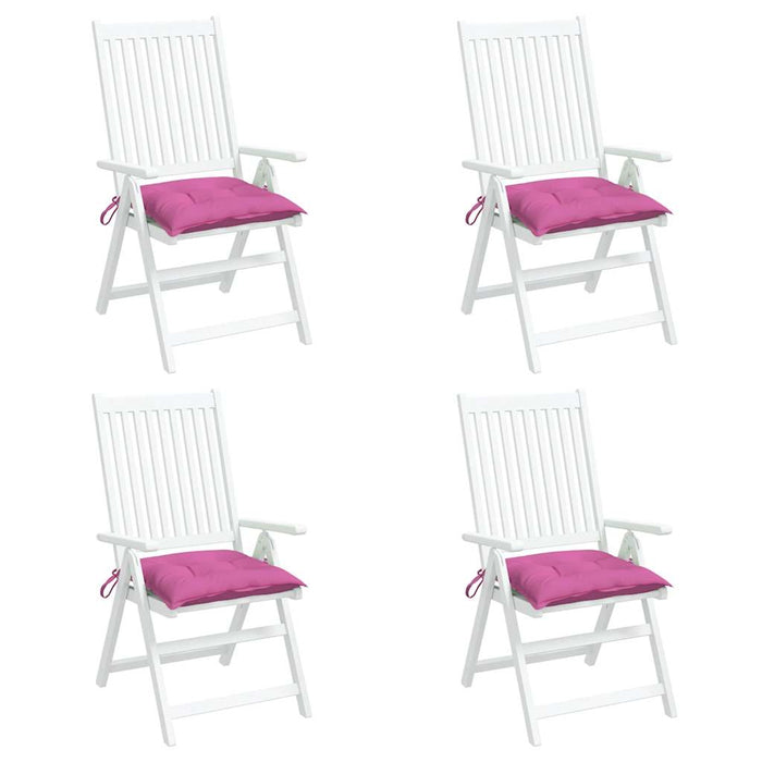 Perne de scaun, 4 buc., roz, 50x50x7 cm, textil oxford - WALTI WALTI
