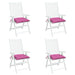 Perne de scaun, 4 buc., roz, 50x50x7 cm, textil oxford - WALTI WALTI