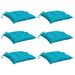 Perne de scaun, 6 buc., turcoaz, 50x50x7 cm, textil oxford - WALTI WALTI