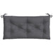 Pernă de bancă de grădină antracit 100x50x7 cm textil oxford - WALTI WALTI