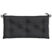 Pernă bancă de grădină, negru, 100x50x7 cm, material oxford - WALTI WALTI
