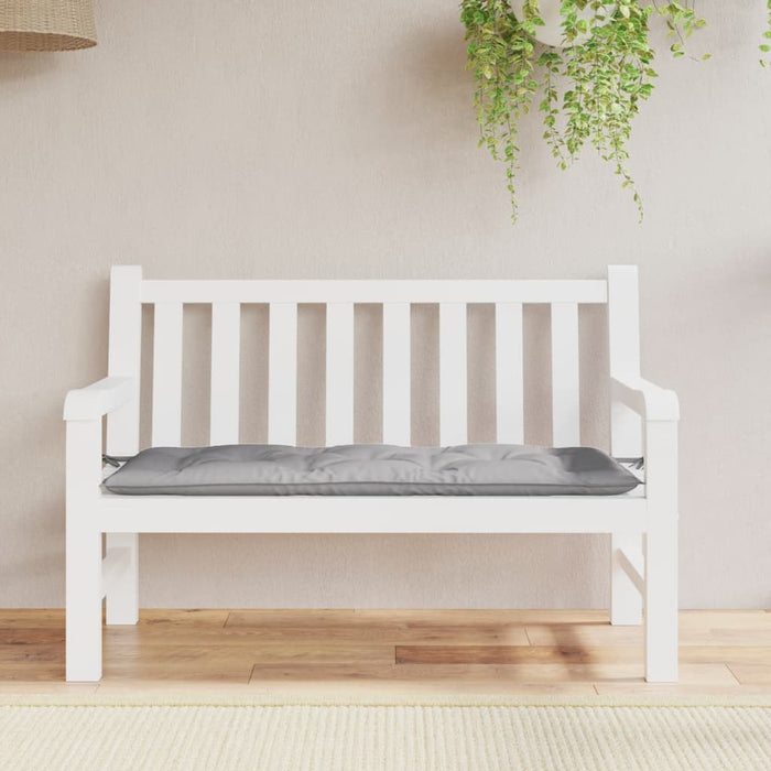 Pernă de bancă de grădină, gri, 120x50x7 cm, material oxford - WALTI WALTI