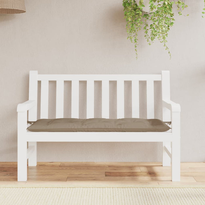 Pernă bancă de grădină, gri taupe, 120x50x7 cm, material oxford - WALTI WALTI