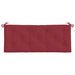 Pernă bancă de grădină, roșu vin, 120x50x7 cm, textil oxford - WALTI WALTI