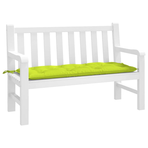 Pernă bancă de grădină verde aprins, 120x50x7 cm, textil oxford - WALTI WALTI