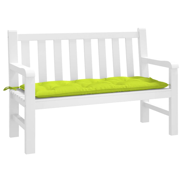 Pernă bancă de grădină verde aprins, 120x50x7 cm, textil oxford - WALTI WALTI