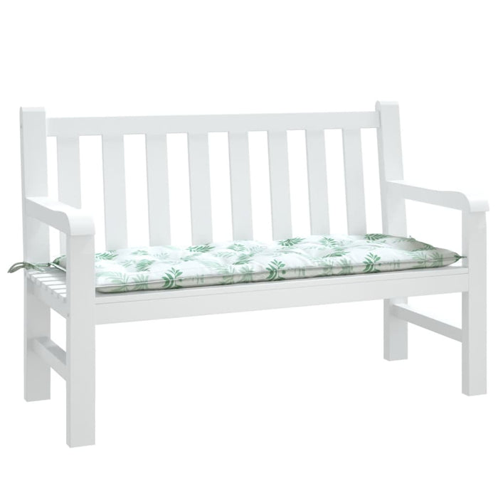 Pernă bancă de grădină, model frunze, 120x50x7 cm, textil - WALTI WALTI