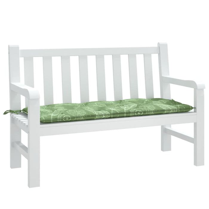 Pernă bancă de grădină, model frunze, 120x50x7 cm, textil WALTI