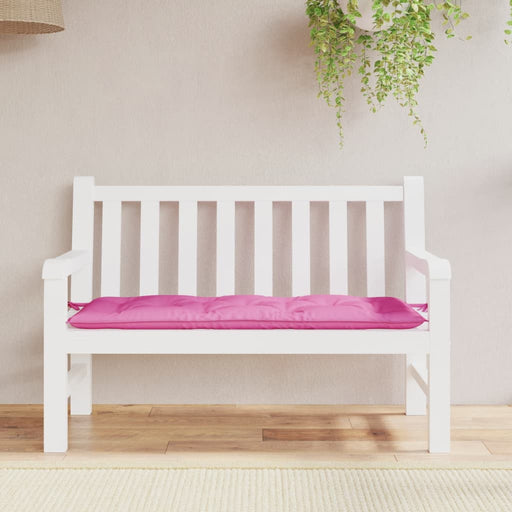 Pernă pentru bancă de grădină, roz, 120x50x7 cm, textil - WALTI WALTI