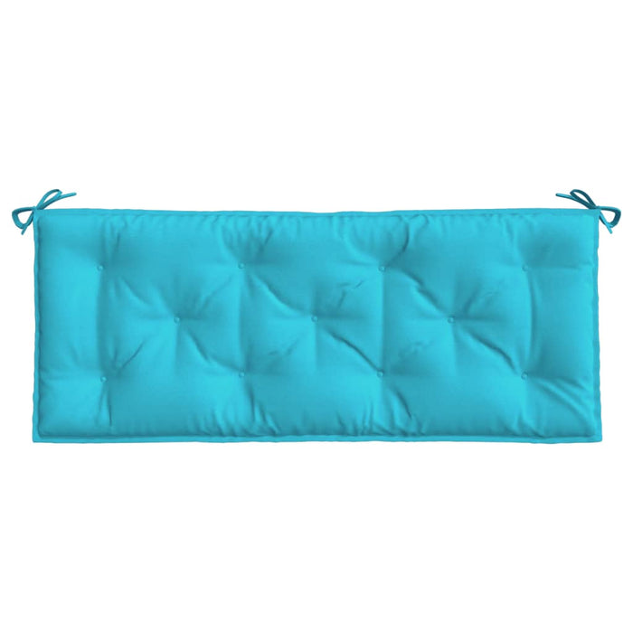 Pernă pentru bancă de grădină, turcoaz, 120x50x7 cm, textil - WALTI WALTI