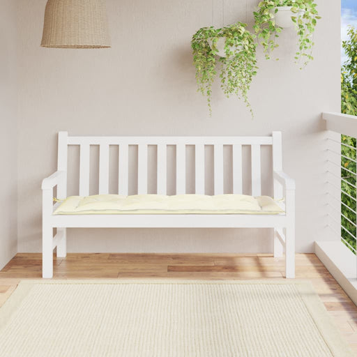 Pernă bancă de grădină, crem, 150x50x7 cm, textil oxford - WALTI WALTI