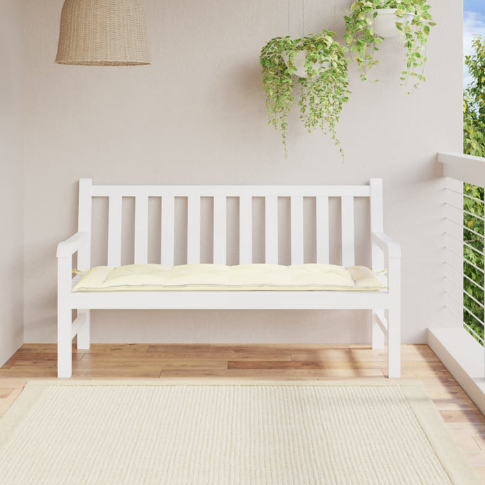 Pernă bancă de grădină, crem, 150x50x7 cm, textil oxford - WALTI WALTI