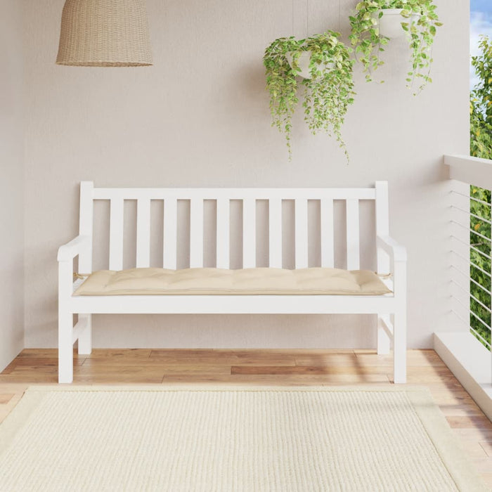 Pernă bancă de grădină, bej, 150x50x7 cm, material oxford WALTI