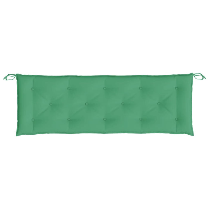 Pernă bancă de grădină, verde, 150x50x7 cm, material oxford WALTI