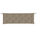 Pernă bancă de grădină, gri taupe, 150x50x7 cm, material oxford - WALTI WALTI