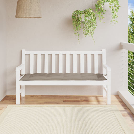 Pernă bancă de grădină, gri taupe, 150x50x7 cm, material oxford - WALTI WALTI