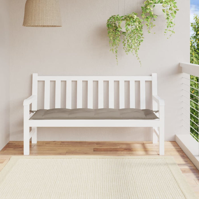 Pernă bancă de grădină, gri taupe, 150x50x7 cm, material oxford - WALTI WALTI