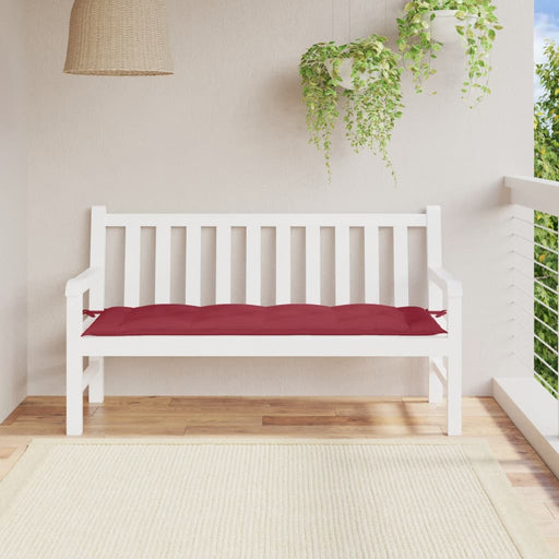 Pernă bancă de grădină, roșu vin, 150x50x7 cm, material oxford - WALTI WALTI