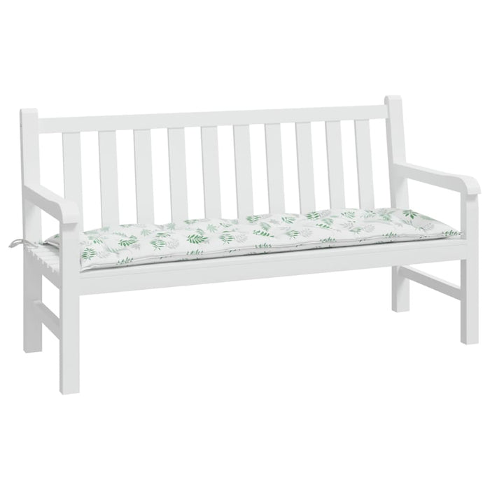 Pernă bancă de grădină model frunze, 150x50x7 cm, textil oxford - WALTI WALTI