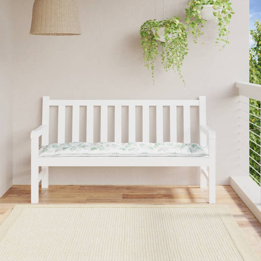 Pernă bancă de grădină model frunze, 150x50x7 cm, textil oxford - WALTI WALTI