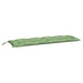 Pernă bancă de grădină model frunze, 150x50x7 cm, textil oxford - WALTI WALTI