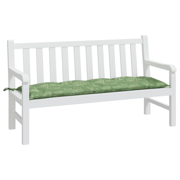 Pernă bancă de grădină model frunze, 150x50x7 cm, textil oxford - WALTI WALTI