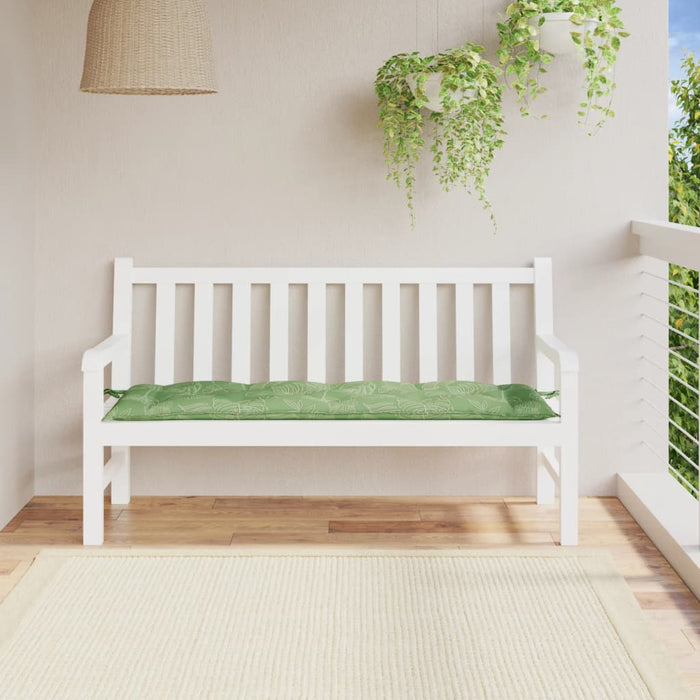 Pernă bancă de grădină model frunze, 150x50x7 cm, textil oxford - WALTI WALTI