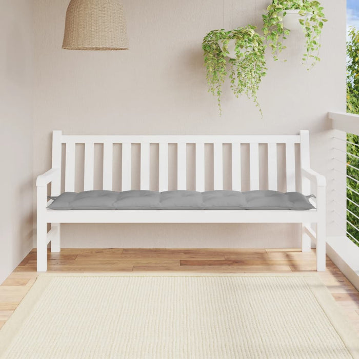 Pernă bancă de grădină, gri, 180x50x7 cm, material oxford - WALTI WALTI