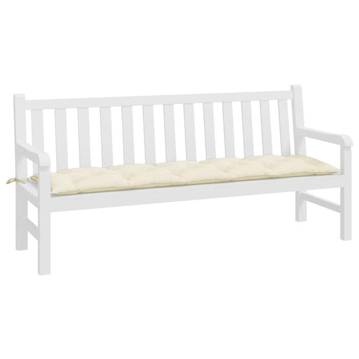 Pernă bancă de grădină, crem, 180x50x7 cm, textil oxford - WALTI WALTI