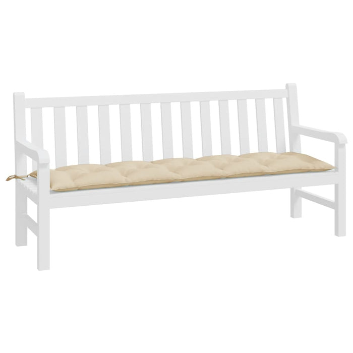 Pernă bancă de grădină, bej, 180x50x7 cm, material oxford WALTI