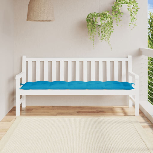 Pernă de bancă, albastru deschis, 180x50x7 cm, material oxford - WALTI WALTI