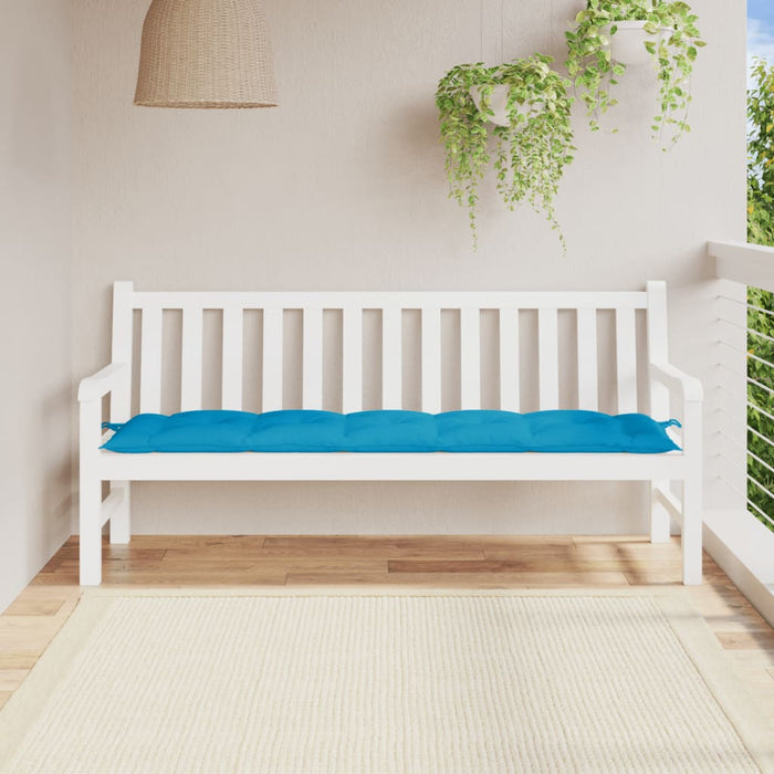 Pernă de bancă, albastru deschis, 180x50x7 cm, material oxford - WALTI WALTI
