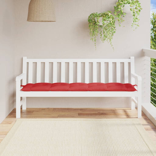 Pernă bancă de grădină, roșu, 180x50x7 cm, material oxford - WALTI WALTI