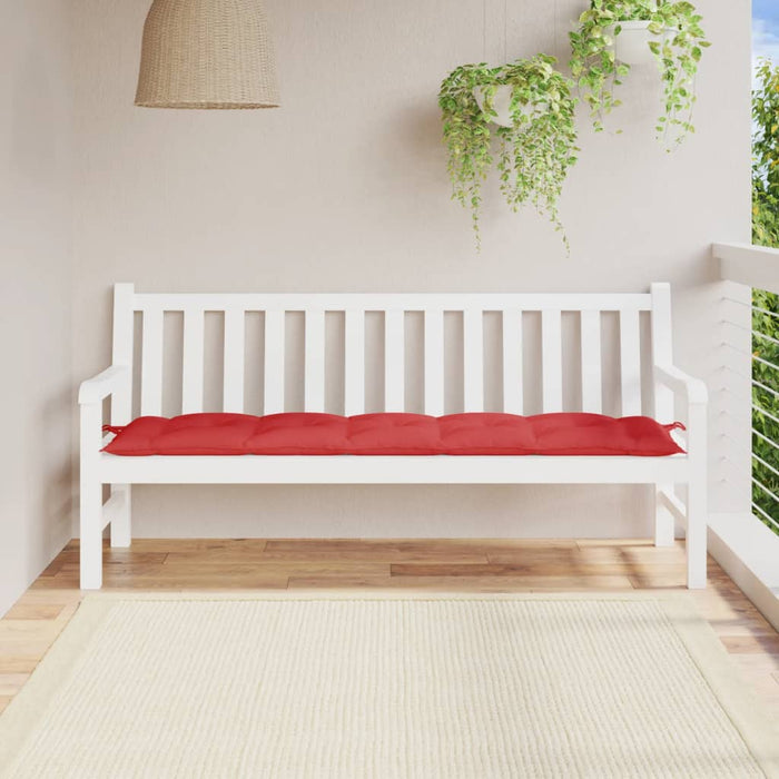 Pernă bancă de grădină, roșu, 180x50x7 cm, material oxford - WALTI WALTI