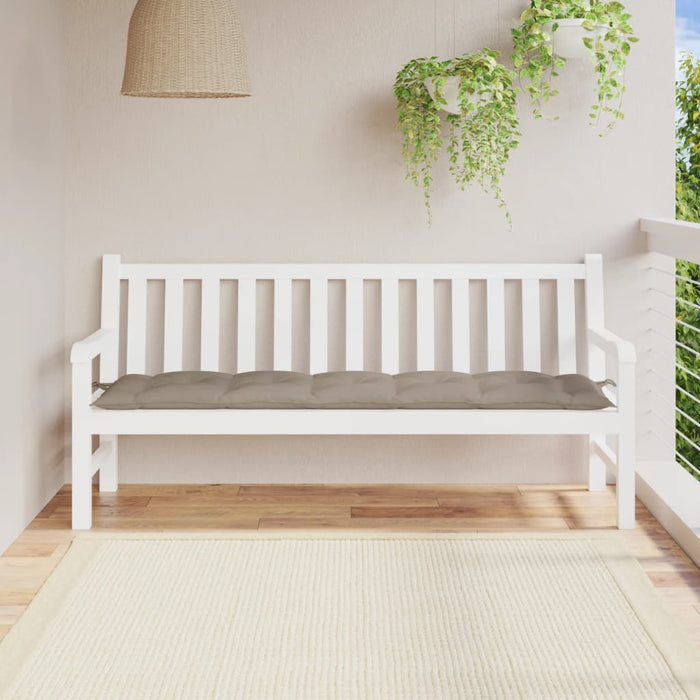 Pernă bancă de grădină, taupe, 180x50x7 cm, material oxford - WALTI WALTI