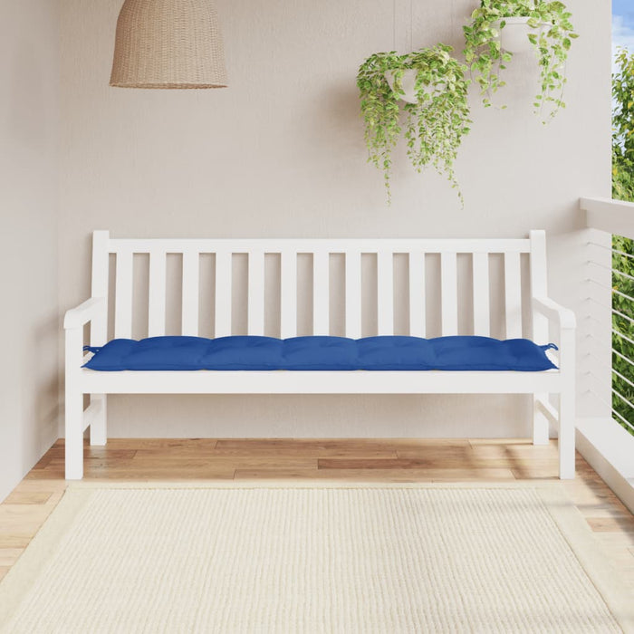Pernă de bancă de grădină, albastru, 180x50x7 cm, textil oxford - WALTI WALTI