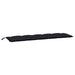 Pernă bancă de grădină negru carouri, 180x50x7cm, textil oxford - WALTI WALTI