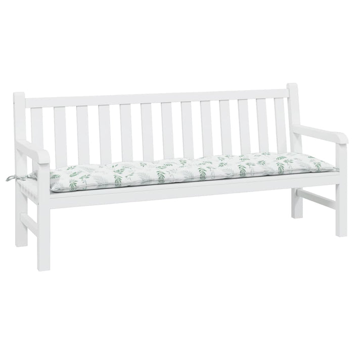 Pernă bancă de grădină model frunze, 180x50x7 cm, textil oxford - WALTI WALTI