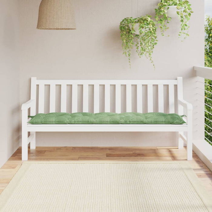 Pernă bancă de grădină model frunze, 180x50x7 cm, textil oxford - WALTI WALTI