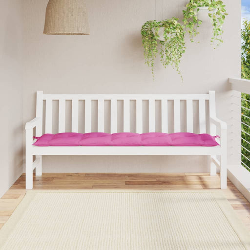 Pernă bancă de grădină, roz, 180x50x7 cm, material oxford - WALTI WALTI