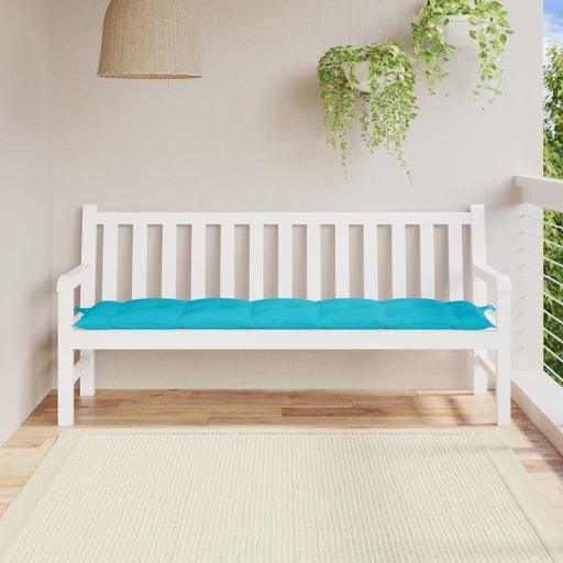 Pernă bancă de grădină, turcoaz, 180x50x7 cm, material oxford - WALTI WALTI
