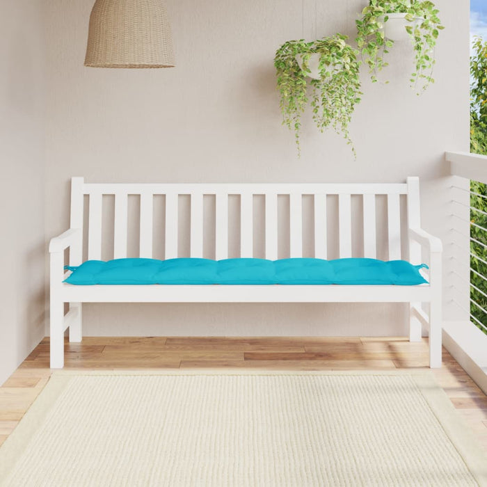 Pernă bancă de grădină, turcoaz, 180x50x7 cm, material oxford - WALTI WALTI