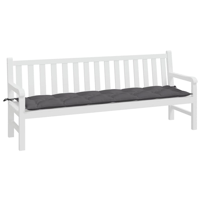 Pernă de bancă de grădină, antracit, 200x50x7 cm, textil oxford - WALTI WALTI