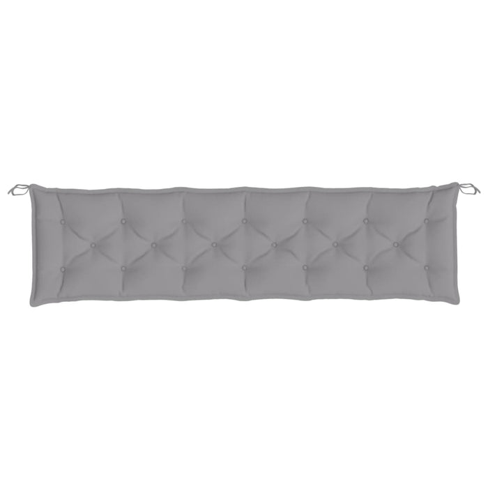Pernă de bancă de grădină, gri, 200x50x7 cm, textil oxford - WALTI WALTI